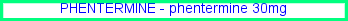 Phentermine sample